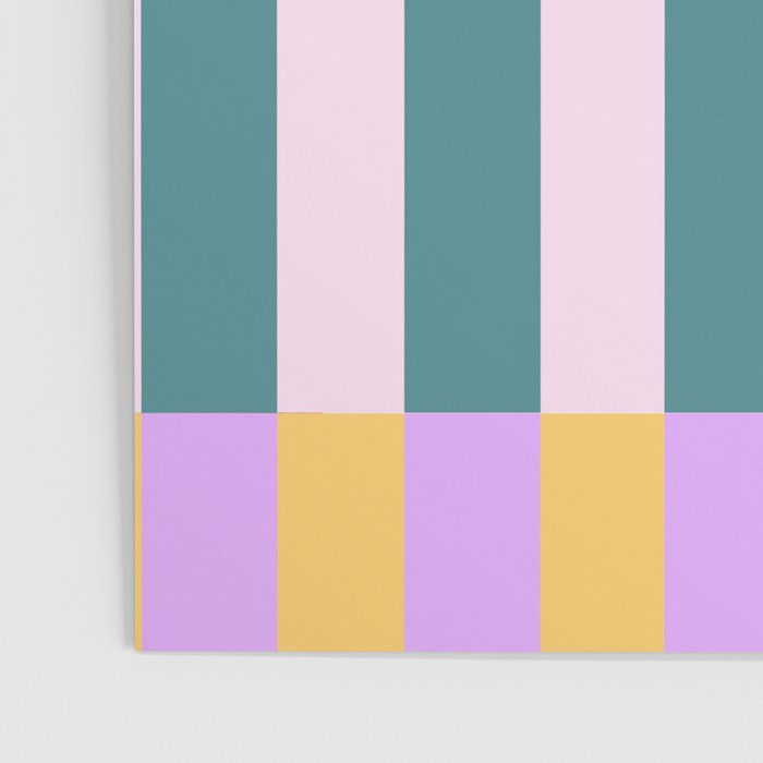 Color Block Stripe Art Poster Gallery Image 3
