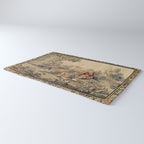 Aubusson  Antique French Tapestry Print Rug Gallery Image 3