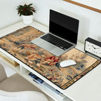 Aubusson  Antique French Tapestry Print Desk Mat Gallery Image 2