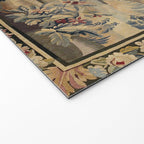 Aubusson  Antique French Tapestry Print Welcome Mat Gallery Image 2