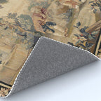 Aubusson  Antique French Tapestry Print Rug Gallery Image 4