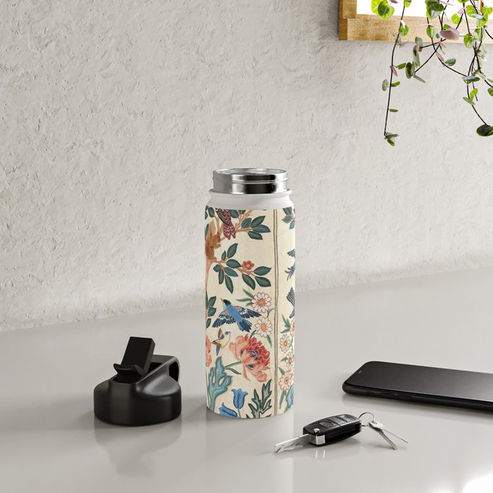 William Morris & May Morris Antique Chinoiserie Floral Water Bottle Gallery Image 4