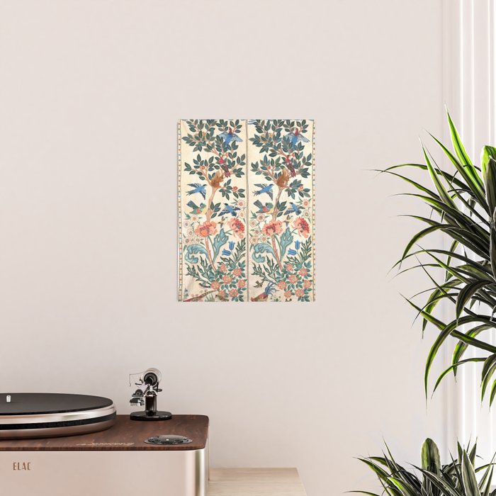 William Morris & May Morris Antique Chinoiserie Floral Poster Gallery Image 2