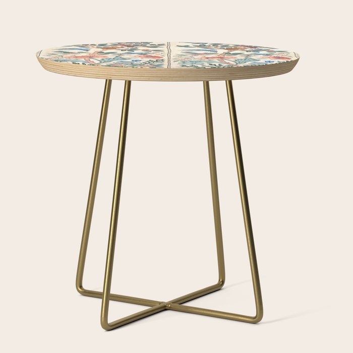 William Morris & May Morris Antique Chinoiserie Floral Side Table Gallery Image 1