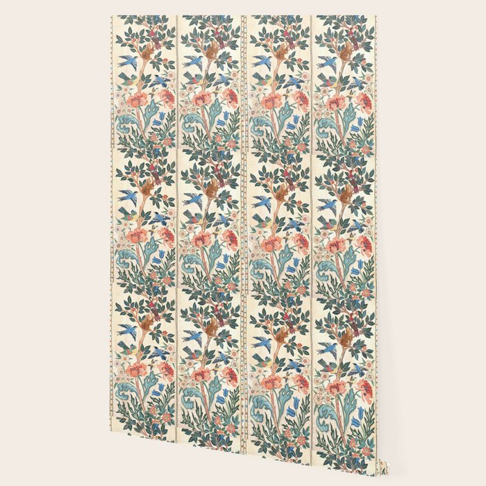 William Morris & May Morris Antique Chinoiserie Floral Wallpaper Gallery Image 2