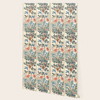 William Morris & May Morris Antique Chinoiserie Floral Wallpaper Gallery Image 2