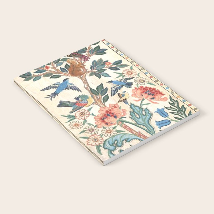 William Morris & May Morris Antique Chinoiserie Floral Notebook Gallery Image 1