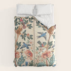 William Morris & May Morris Antique Chinoiserie Floral Comforter Gallery Image 6