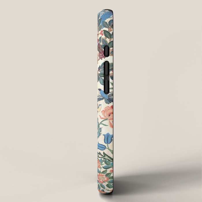 William Morris & May Morris Antique Chinoiserie Floral iPhone Case Gallery Image 2