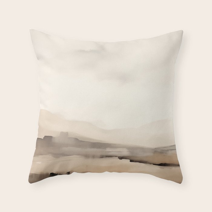 Rustic Landscape I Throw Pillow Gallery Image 1