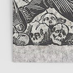 Calavera Oaxaqueña - Día de los Muertos - Mexican Day of the Dead by Jose Guadalupe Posada Poster Gallery Image 3