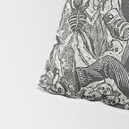 Calavera Oaxaqueña - Día de los Muertos - Mexican Day of the Dead by Jose Guadalupe Posada Pillow Sham Gallery Image 4
