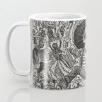 Calavera Oaxaqueña - Día de los Muertos - Mexican Day of the Dead by Jose Guadalupe Posada Coffee Mug Gallery Image 3