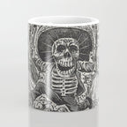 Calavera Oaxaqueña - Día de los Muertos - Mexican Day of the Dead by Jose Guadalupe Posada Coffee Mug Gallery Image 4