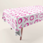 Xoxo valentine's day - pink Tablecloth Gallery Image 1