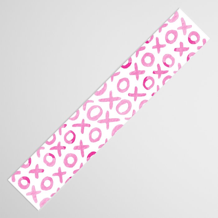 Xoxo valentine's day - pink Table Runner Gallery Image 3