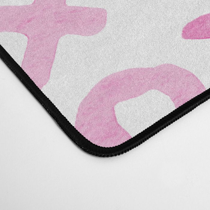 Xoxo valentine's day - pink Desk Mat Gallery Image 4