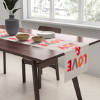 LOVE & JOY Festive Letters Table Runner Gallery Image 2