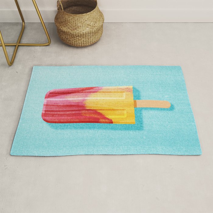 POPSICLE / Cherry, Orange Rug Gallery Image 1