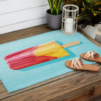 POPSICLE / Cherry, Orange Outdoor Rug Gallery Image 2