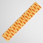 Tigers - pink, red, and saffron  Table Runner Gallery Image 3