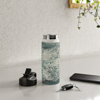 Mandala Ocean Waves Water Bottle Gallery Image 4