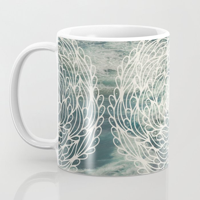 Mandala Ocean Waves Coffee Mug Gallery Image 3