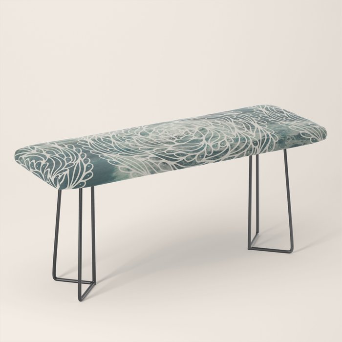 Mandala Ocean Waves Bench Gallery Image 1