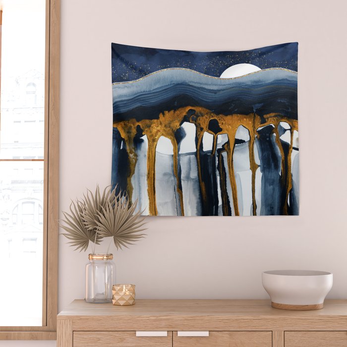 Liquid Hills Wall Tapestry Gallery Image 2