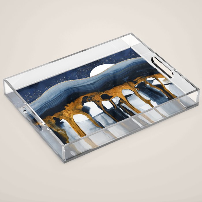 Liquid Hills Acrylic Tray Gallery Image 1