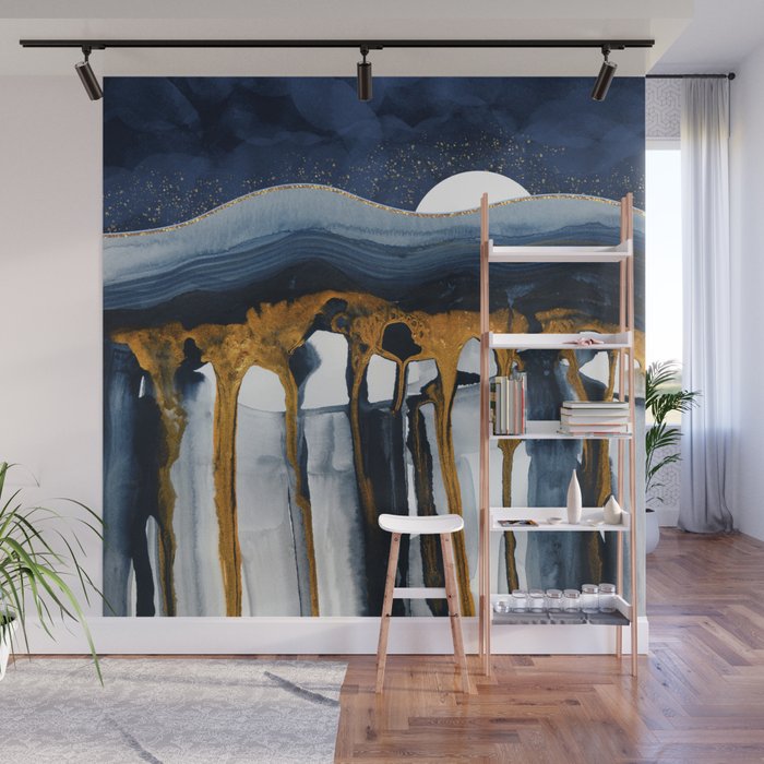Liquid Hills Wall Mural Gallery Image 1