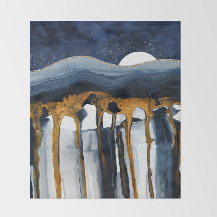 Liquid Hills Throw Blanket Gallery Image 2