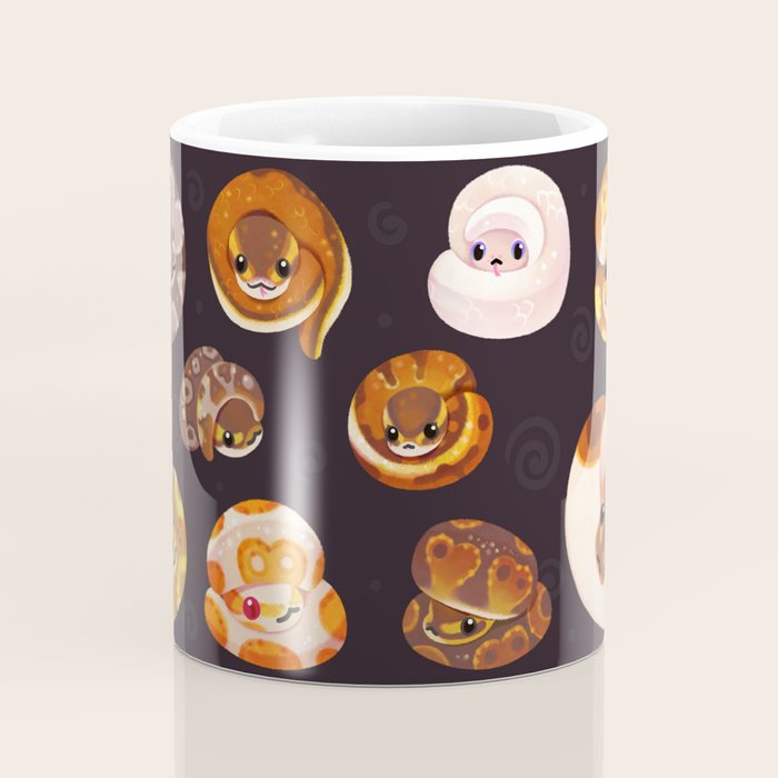 Shy ball pythons - dark Coffee Mug Gallery Image 4