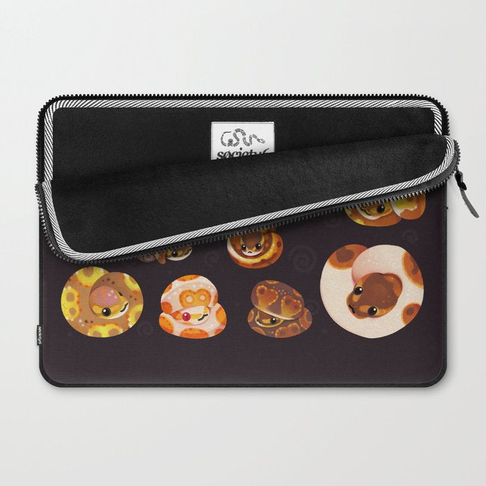 Shy ball pythons - dark Laptop Sleeve Gallery Image 2