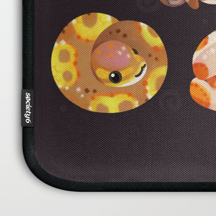 Shy ball pythons - dark Laptop Sleeve Gallery Image 3