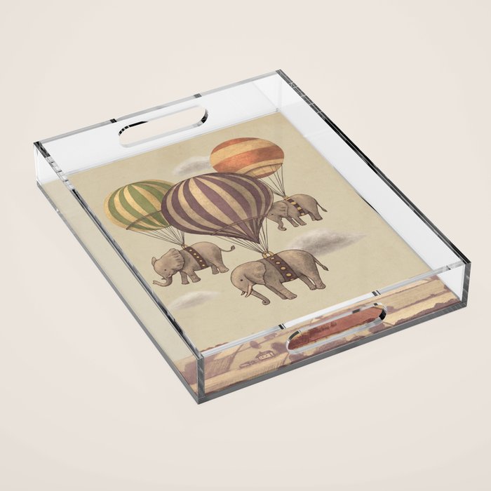 Flight of The Elephants Acrylic Tray Gallery Image 1