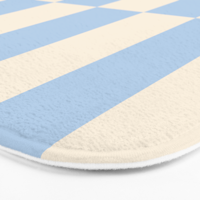Strippy - Baby Blue Bath Mat Gallery Image 3