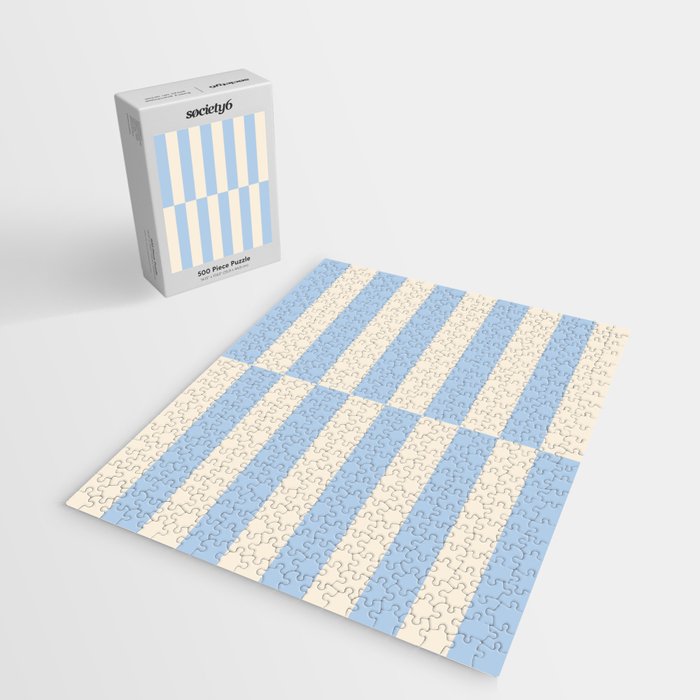 Strippy - Baby Blue Jigsaw Puzzle Gallery Image 2