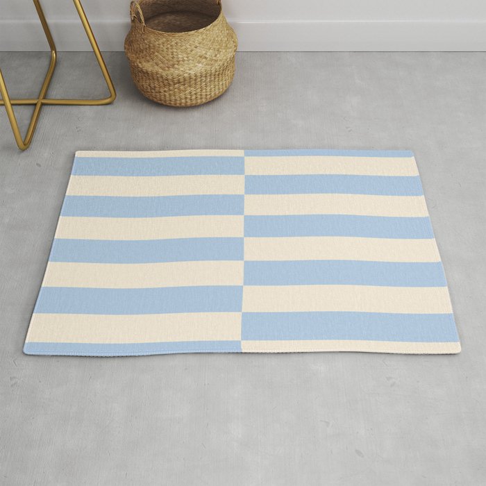 Strippy - Baby Blue Rug Gallery Image 1