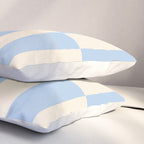Strippy - Baby Blue Pillow Sham Gallery Image 3