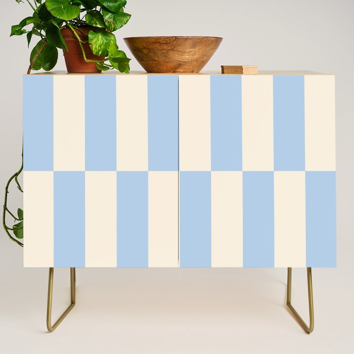 Strippy - Baby Blue Credenza Gallery Image 1