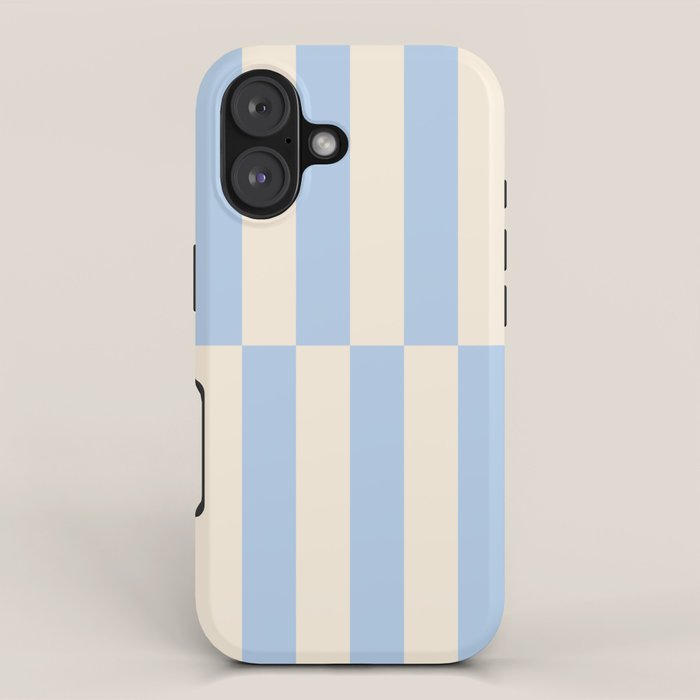 Strippy - Baby Blue iPhone Case Gallery Image 1