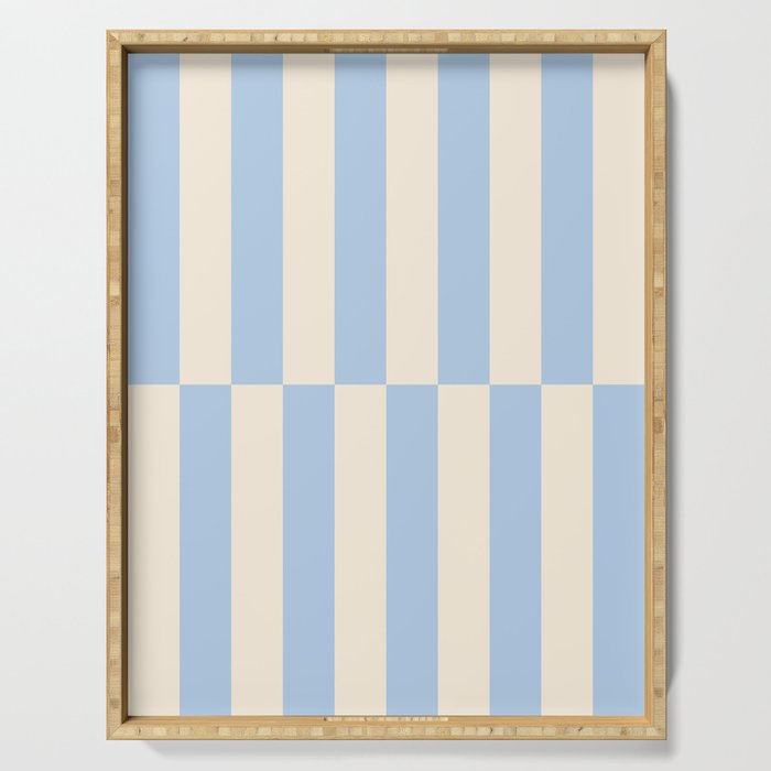 Strippy - Baby Blue Serving Tray Gallery Image 1