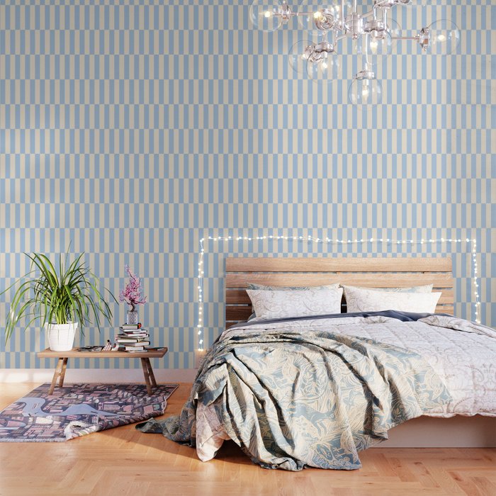 Strippy - Baby Blue Wallpaper Gallery Image 1