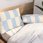 Strippy - Baby Blue Pillow Sham Gallery Image 2