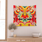 Calabash Girls and Dragon Wall Tapestry Gallery Image 2