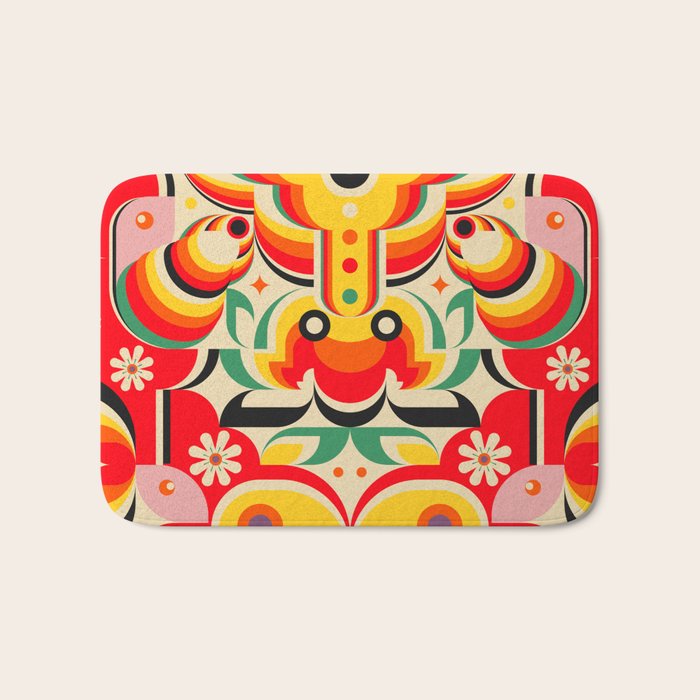 Calabash Girls and Dragon Bath Mat Gallery Image 1