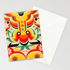 Calabash Girls and Dragon Stationery Card Gallery Image 2
