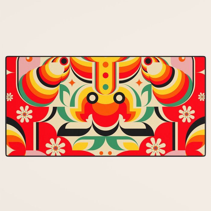 Calabash Girls and Dragon Desk Mat Gallery Image 3