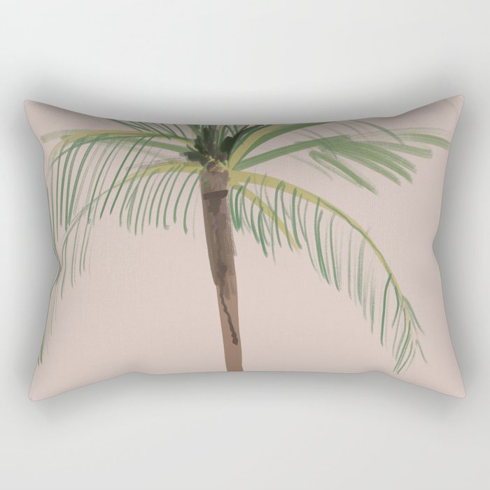 Palm Tree Bliss Rectangular Pillow Gallery Image 1